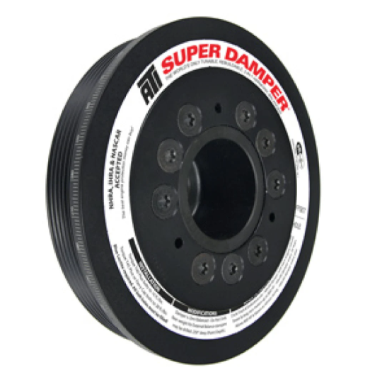 ATI Damper - 6.78in - Alum - 6 Grv - Mitsubishi Evo 8 - 4G63 - w/Integra Lower Cam Drive