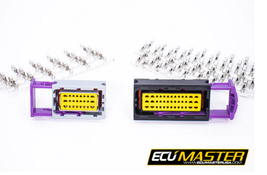 Connector and Terminal Kit for ECUMaster EMU Black