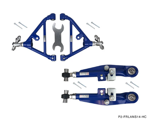 P2M - COMBINATION : NISSAN S14 FRONT AND REAR LOWER CONTROL ARMS COMBO (P2-FRLCANS14-HC)