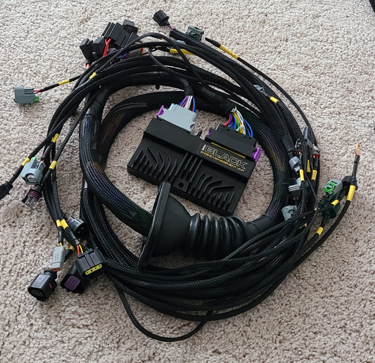 Feddy Tuned 2JZGTE- Universal Custom Engine Harness to EcuMaster EMU Black